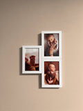 Pack de 3 cadres photo modulables blancs Modulia pour photos 10x15 cm